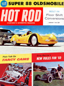 HOT ROD 1960 JAN - OLDS 88, BURKE's SHAKER, RAMCHARGER*